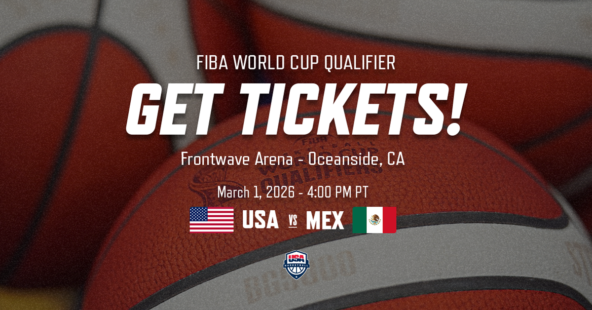More Info for USA Basketball World Cup Qualifier Games USA vs Mexico