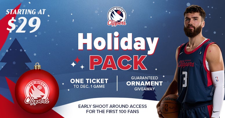 SD Clippers Holiday Night Pack
