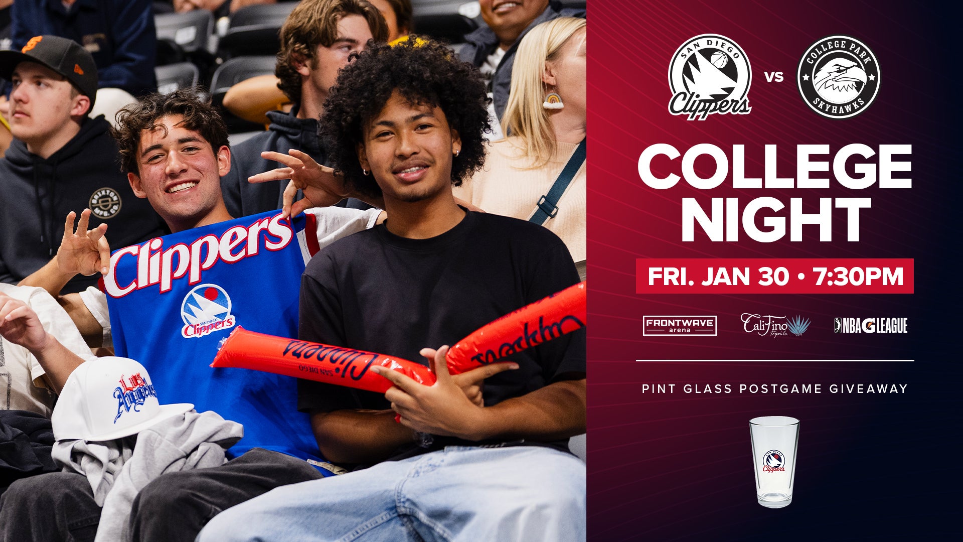 More Info for San Diego Clippers vs. College Park