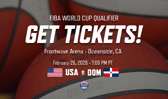 More Info for USA Basketball World Cup Qualifier Games USA vs Dominican Republic