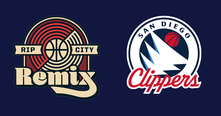 San Diego Clippers vs. Rip City Remix