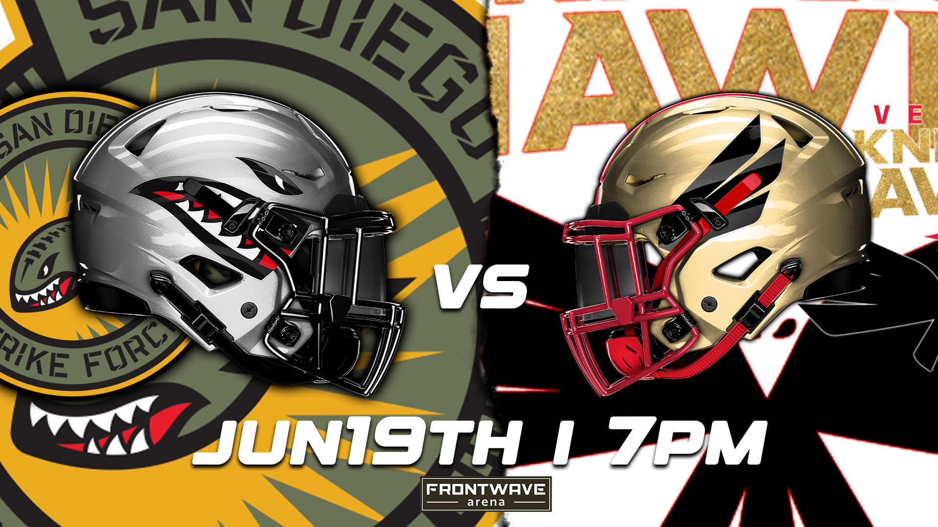 More Info for San Diego Strike Force vs Vegas Knight Hawks