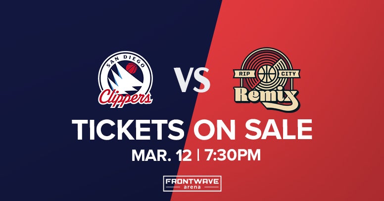More Info for San Diego Clippers vs. Rip City