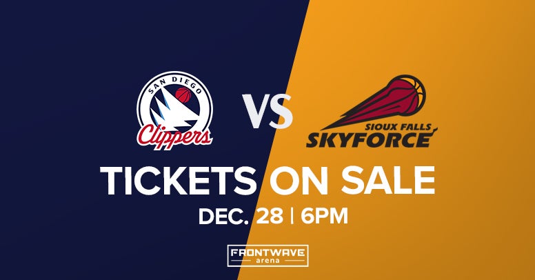 More Info for San Diego Clippers vs. Sioux Falls